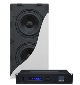 SVS 3000 In-wall Subwoofer m/forsterker Subwoofer for innbygging - 1 stk.