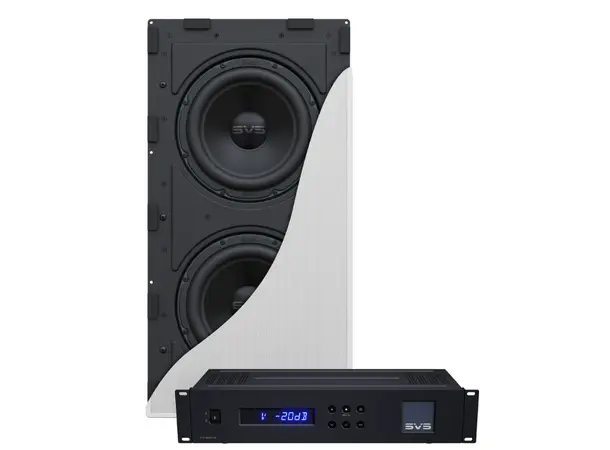 SVS 3000 In-wall Subwoofer m/forsterker Subwoofer for innbygging - 1 stk. 