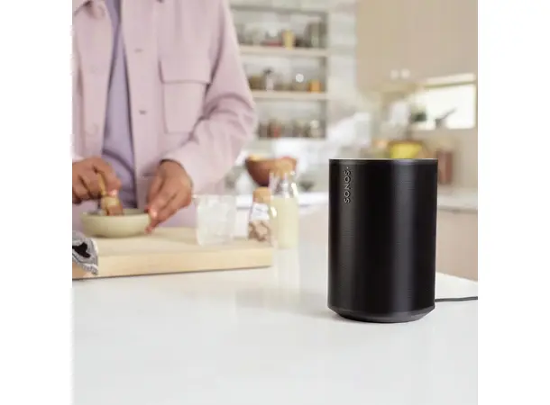 Sonos Era 100 - Sort Trådløs høyttaler m/stemmestyring 