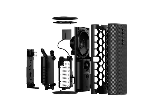 Sonos Roam 2 - Sort Portabel trådløs høyttaler 