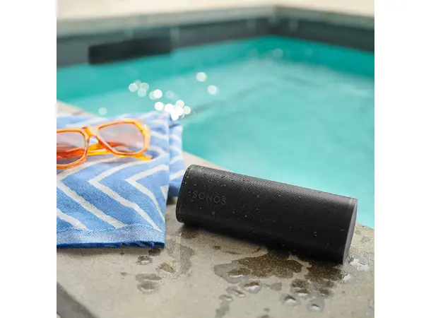 Sonos Roam 2 - Sort Portabel trådløs høyttaler 