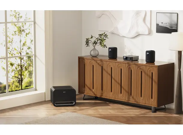 Wiim Sound - Sort Trådløs høyttaler med multirom 