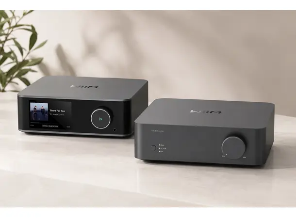 Wiim Ultra & Wiim Vibelink - Grå Stereopakke med streamer og forsterker 
