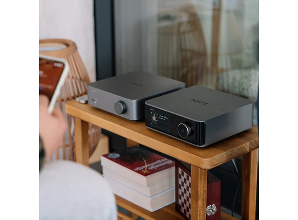 Wiim Ultra & Wiim Vibelink - Grå Stereopakke med streamer og forsterker 