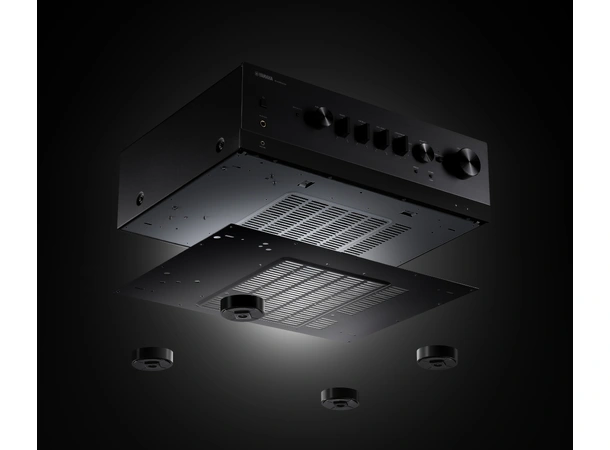 Yamaha R-N1000A - Sølv Stereoforsterker med streamer og HDMI 