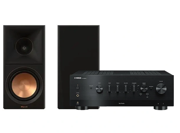 Yamaha R-N800A / Klipsch RP-600M II Stereopakke - Sort 