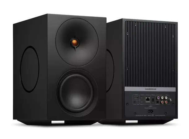 Cambridge L/R X - Sort Aktive høyttalere, Streaming, HDMI, RIAA 