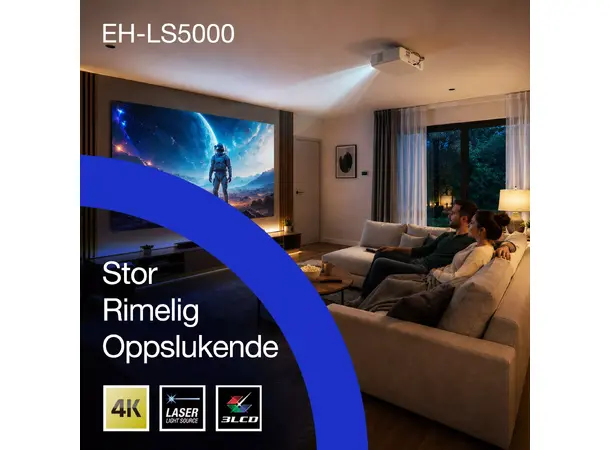 Epson EH-LS5000 4K 3LCD UHD Laserprojektor 