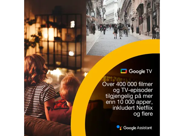 Epson Lifestudio Flex Plus EF-72 Oak 4K Pro-UHD projektor med Google TV 