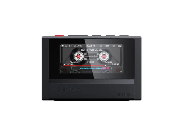 FiiO Echo DAP - Sort Portabel musikkspiller med DAC 