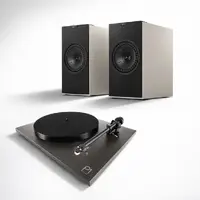KEF Coda W / Rega Planar 1 Aktive høyttalere med platespiller