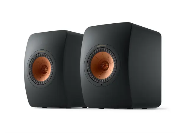 KEF LS50 Wireless II - Carbon black Aktive trådløse høyttalere 