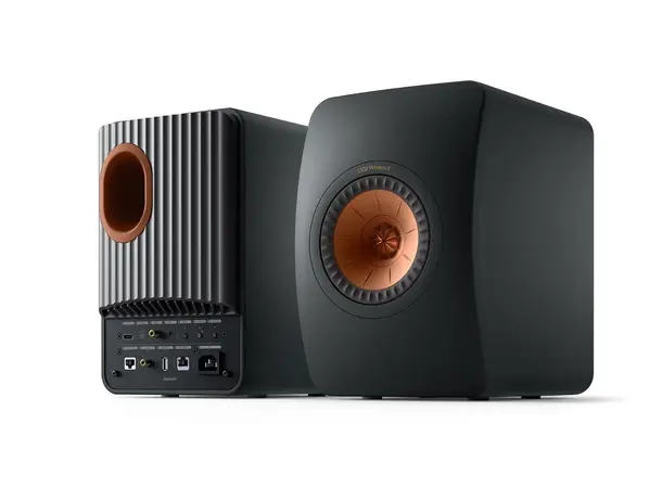 KEF LS50 Wireless II - Carbon black Aktive trådløse høyttalere 