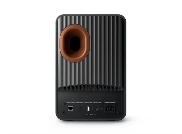 KEF LS50 Wireless II - Carbon black Aktive trådløse høyttalere 
