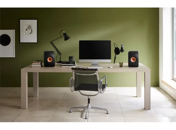 KEF LS50 Wireless II - Carbon black Aktive trådløse høyttalere 