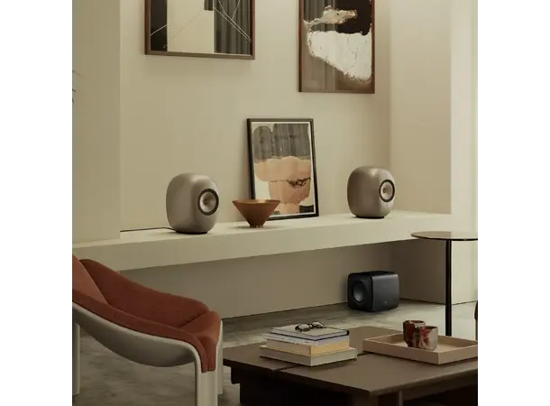 KEF LS Luxe - Dusk Titan Aktive trådløse høyttalere 