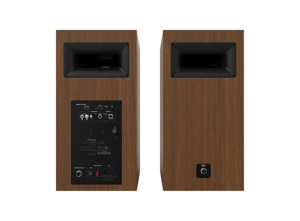 Klipsch The Nines - Valnøtt (DEMO) Aktive høyttalere m/HDMI 