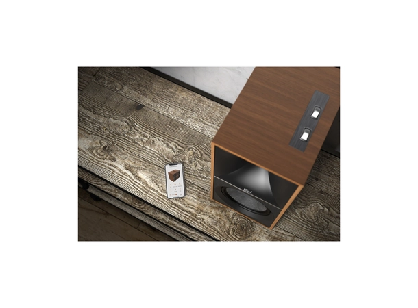 Klipsch The Nines - Valnøtt (DEMO) Aktive høyttalere m/HDMI 