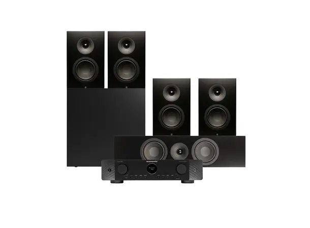 Marantz Cinema 70s / SA Signature 6 5.1 Pakke med receiver og høyttalere - Sort 