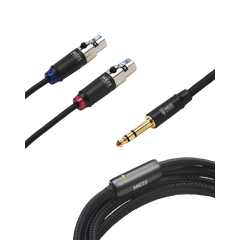 Meze 2x mini-xlr - 6,3 mm kabel OFC - 2,5 meter