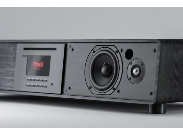 Pinell Supersound 901 - Sort Eik Dab-radio med CD, Bluetooth og Wi-Fi 