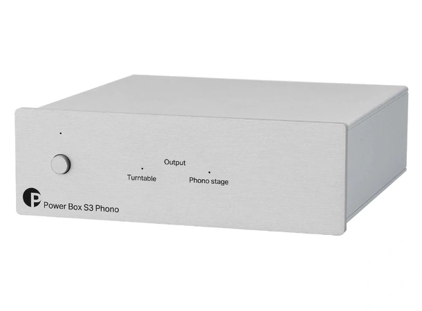 Pro-Ject Power Box S3 Phono - Sølv Strømforsyning til platespiller og riaa 