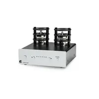 Pro-Ject Tube Box E - Sølv Riaa-trinn med rør - MM/MC