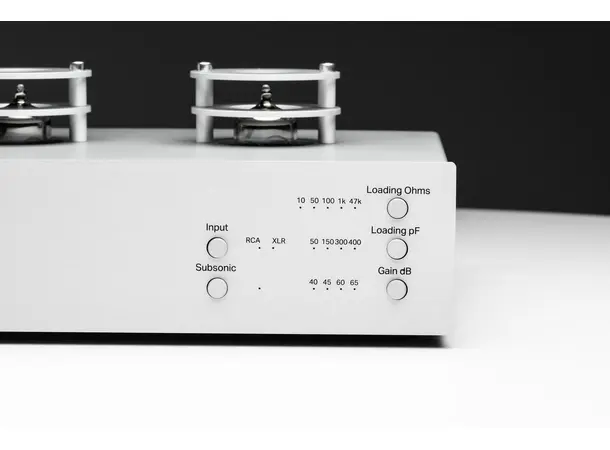 Pro-Ject Tube Box S3 B - Sølv Balansert Riaa-trinn med rør - MM/MC 