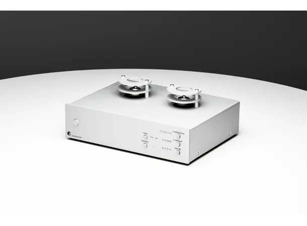Pro-Ject Tube Box S3 B - Sølv Balansert Riaa-trinn med rør - MM/MC 