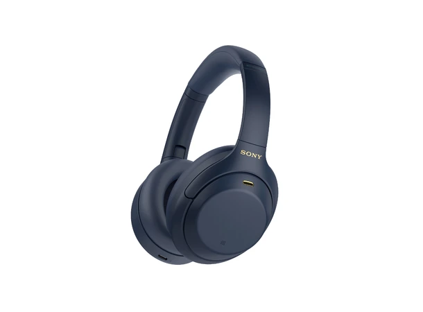 Sony WH-1000XM4 - Blå Trådløs over-ear hodetelefon med ANC 