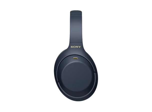 Sony WH-1000XM4 - Blå Trådløs over-ear hodetelefon med ANC 