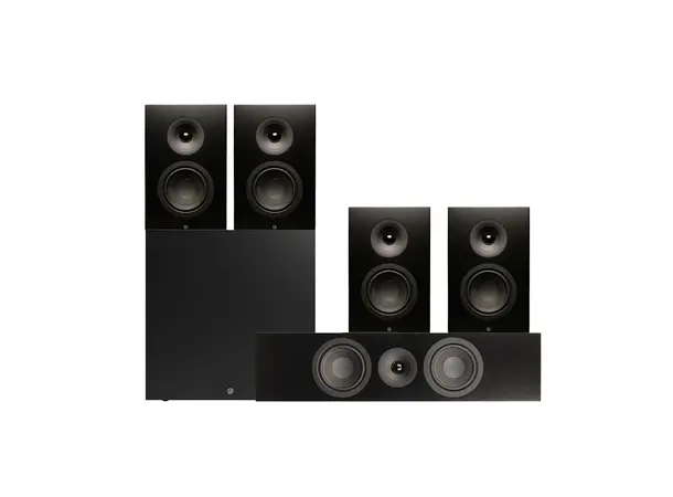 System Audio Signature 6 5.1 - Sort Pakke med høyttalere til hjemmekino 