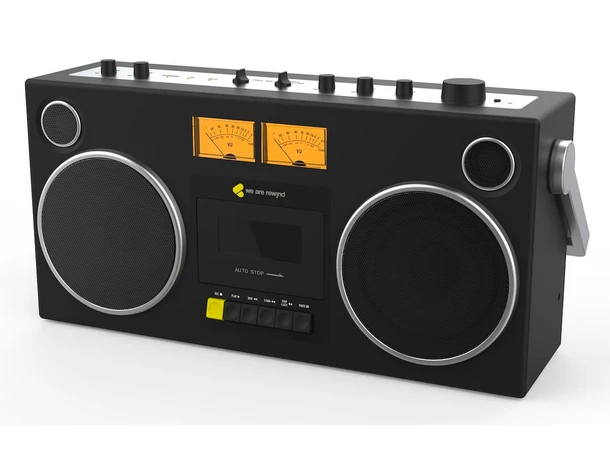 We Are Rewind Blaster - Curtis Portabel kassettspiller med Bluetooth 
