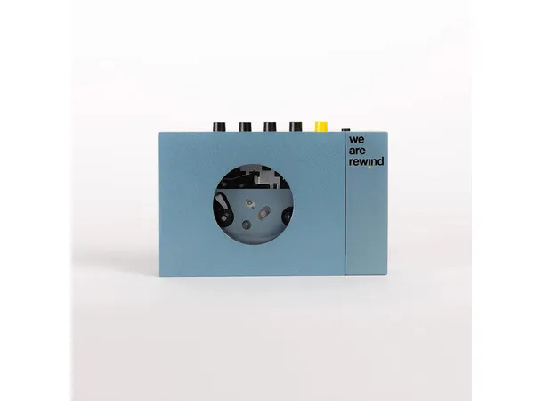 We Are Rewind Cassette Player - Kurt Portabel kassettspiller med Bluetooth 