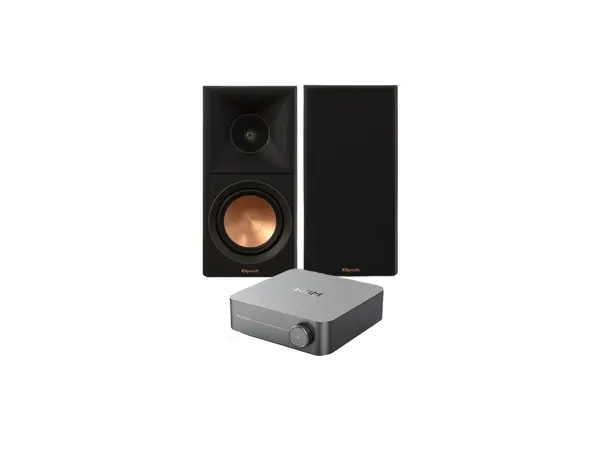 Wiim Amp / Klipsch RP-600 M II Stereopakke med forsterker og høyttalere 