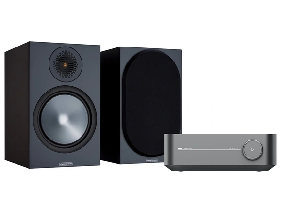 Wiim Amp / Monitor Audio Bronze 100 Stereopakke 