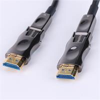 YD Electronics Optisk HDMI 2.1 HDMI-kabel med avtagbar plugg - 10 meter