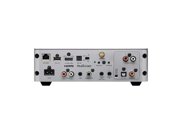 Yamaha WXC-70A - Sølv Kompakt streamer og preamp med MusicCast 