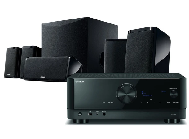 Yamaha YHT-4960 5.1 Pakke med receiver og høyttalere - Sort 