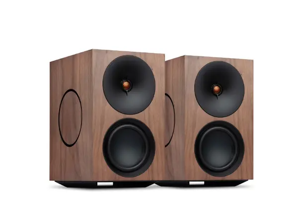 Cambridge L/R X - Valnøtt Aktive høyttalere, Streaming, HDMI, RIAA 