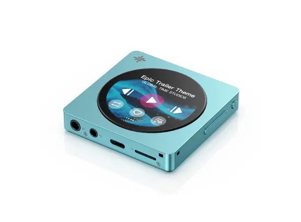 FiiO Disc DAP - Blå Portabel musikkspiller med DAC 