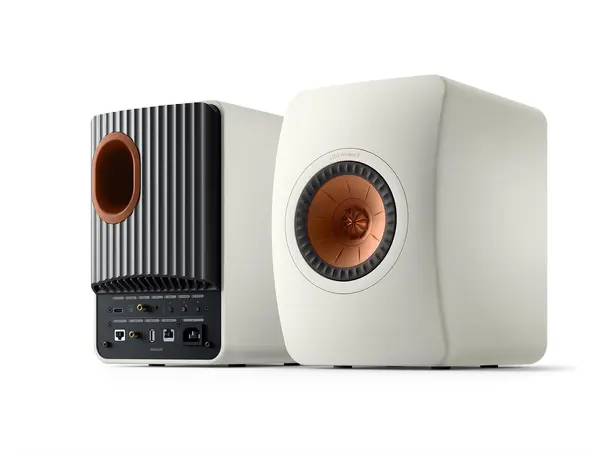 KEF LS50 Wireless II - White (DEMO) Aktive trådløse høyttalere 