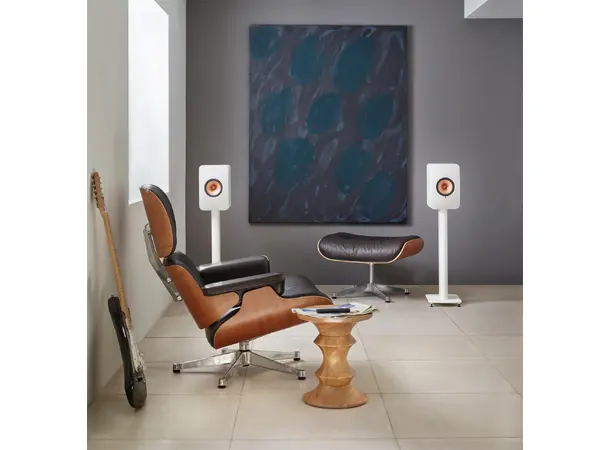 KEF LS50 Wireless II - White (DEMO) Aktive trådløse høyttalere 