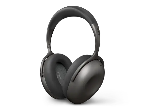 KEF Mu7 - Kullgrå Trådløs over-ear hodetelefon med ANC 