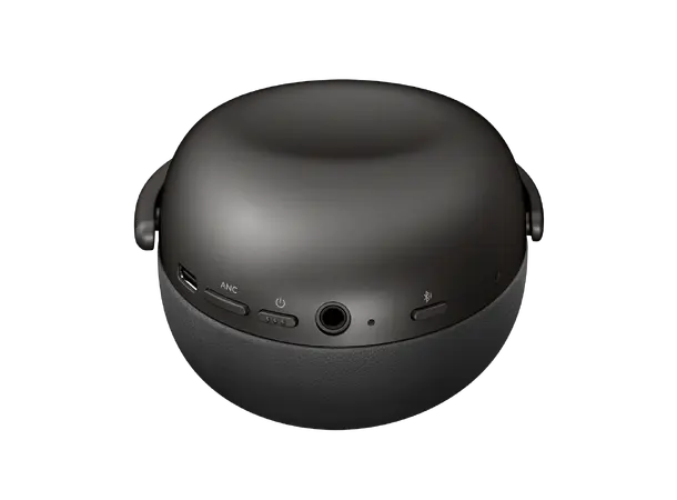 KEF Mu7 - Kullgrå Trådløs over-ear hodetelefon med ANC 