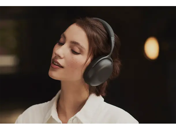 KEF Mu7 - Kullgrå Trådløs over-ear hodetelefon med ANC 