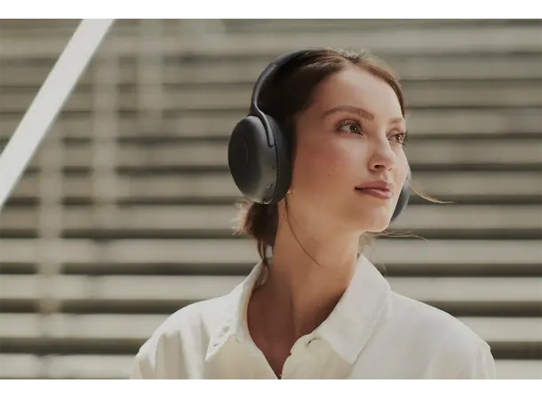 KEF Mu7 - Kullgrå Trådløs over-ear hodetelefon med ANC 