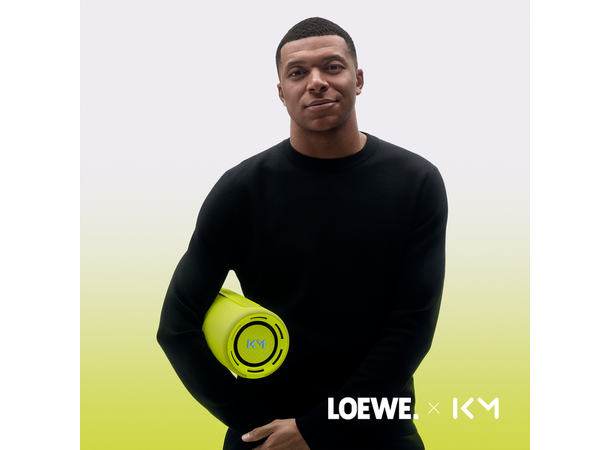 Loewe We.Hear Pro - Kylian Mbappé - Blå Bluetooth-høyttaler - Limited Edition 