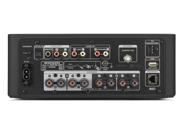 Marantz MCR 60n DAB / MA Silver 50 8G Stereopakke med forsterker og høyttalere 