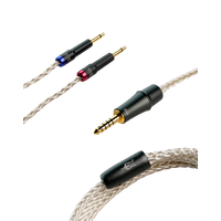 Meze 2x 3,5mm - 4,4 mm kabel Sølvbelagt PCUHD - 1,3 meter